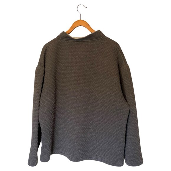 Liberty Flames Gray 1/4 Snap Pullover Size 2XL Champion NCAA - Picture 2 of 8